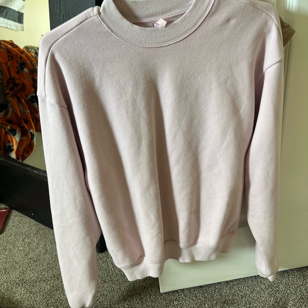 Skims Light Pink Crewneck Sweatshirt